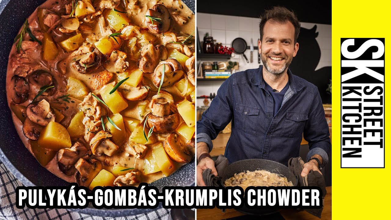 Pulyk&aacute;s-gomb&aacute;s-krumplis CHOWDER 🥘⚡