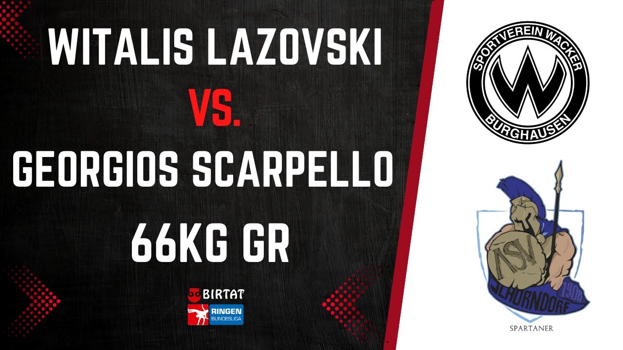 RINGEN DMM 2024 - 66kg GR - Witalis Lazovski vs. Georgios Scarpello