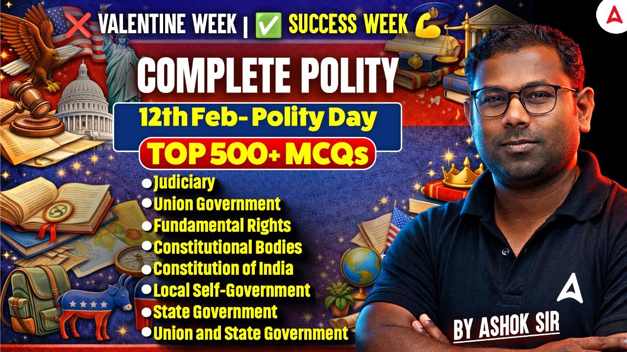 Complete Polity for Odisha Competitive Exams | Top 500 Polity MCQs by Ashok Sir