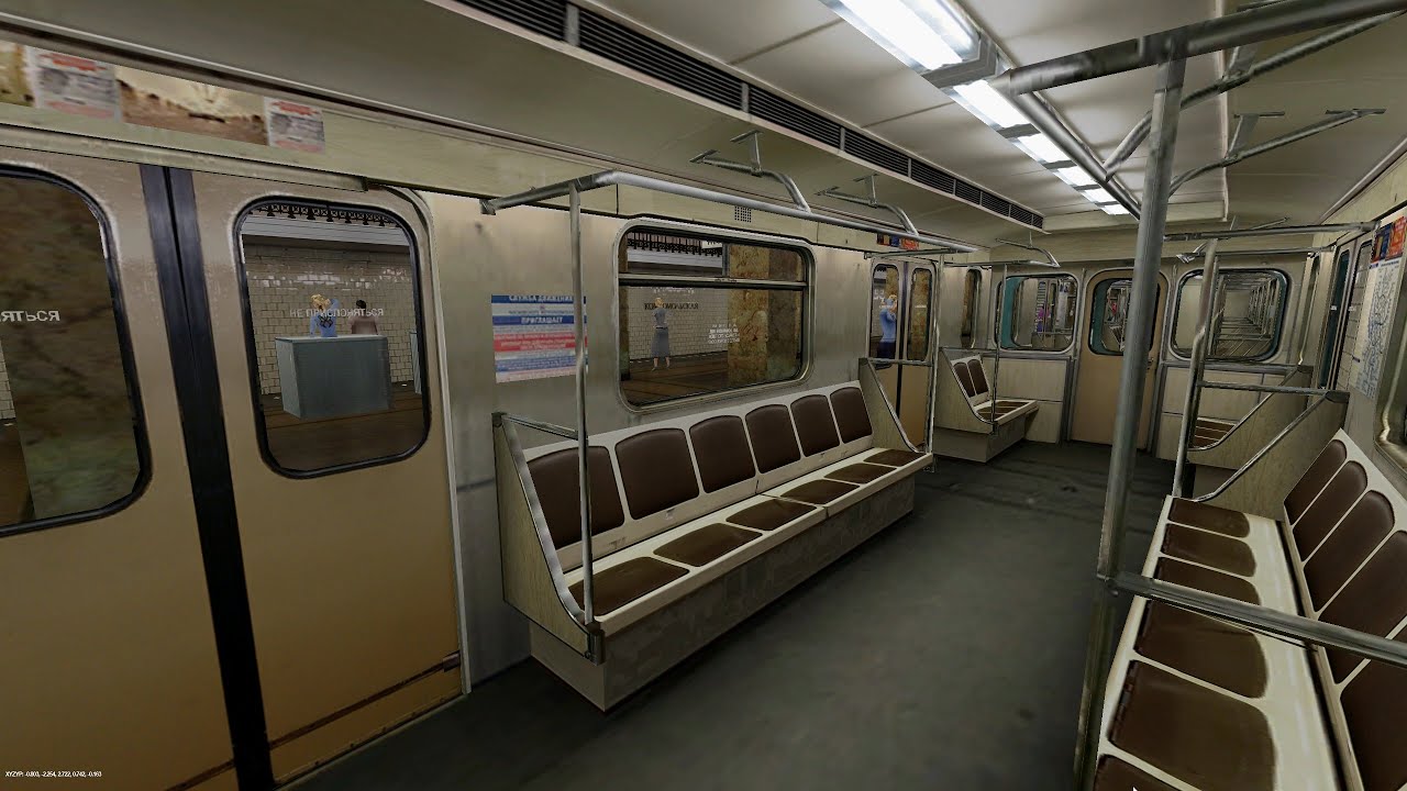 Trainz 12 катает меня на метро.Сокольническая Линия