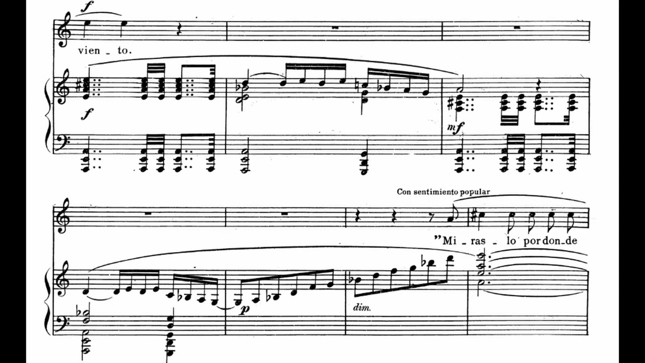 Joaqu&iacute;n Turina &mdash; Canto a Sevilla, op.37 (Victoria de los &Aacute;ngeles)
