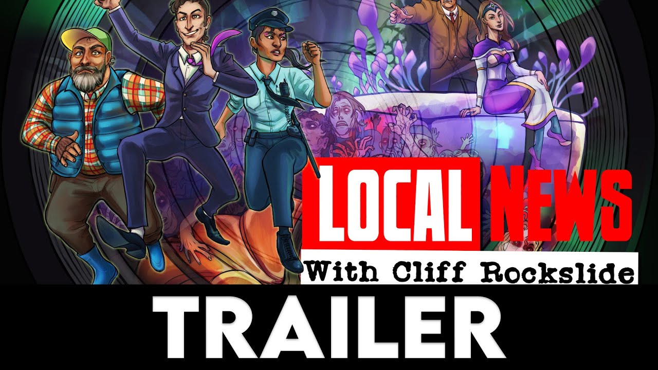 LOCAL NEWS WITH CLIFF ROCKSLIDE - Official Gameplay Trailer