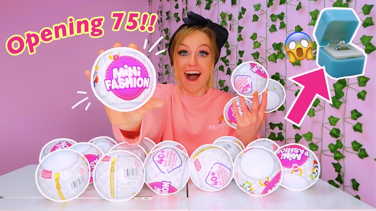 [ASMR] Распаковка 75 *МОДНЫХ* мини-брендов!!😱👗*ОХОТА ЗА РЕДКИМ БРИЛЛИАНТОВЫМ КОЛЬЦОМ!*😍💍 | Официа...