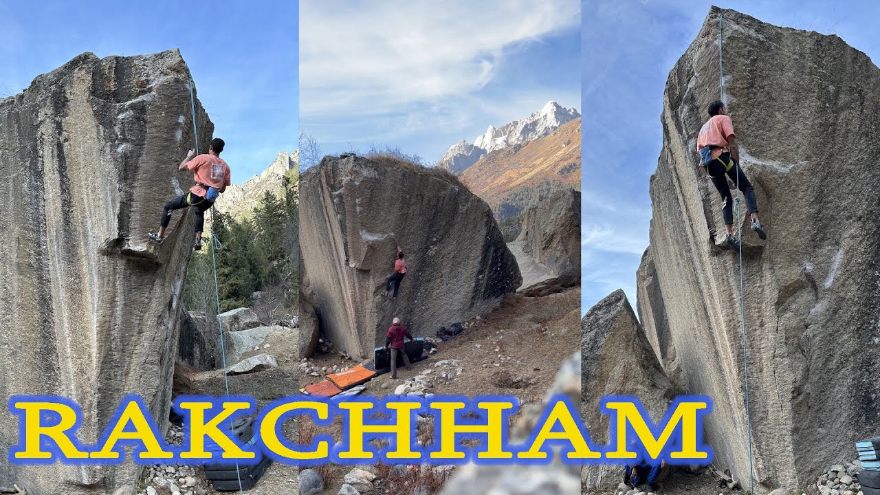 Bouldering in India - Rakchham 2023