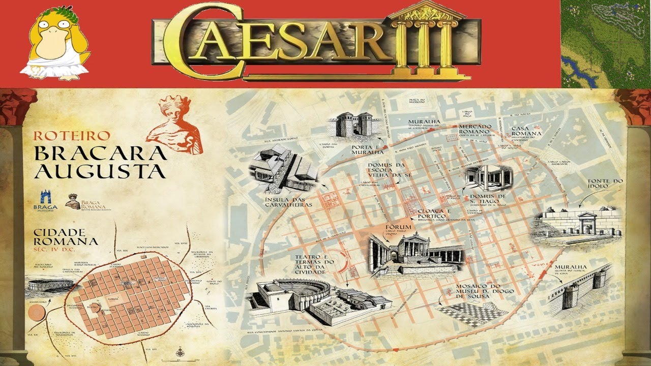 Caesar 3 Augustus. Bracara Augusta (Бра́га)