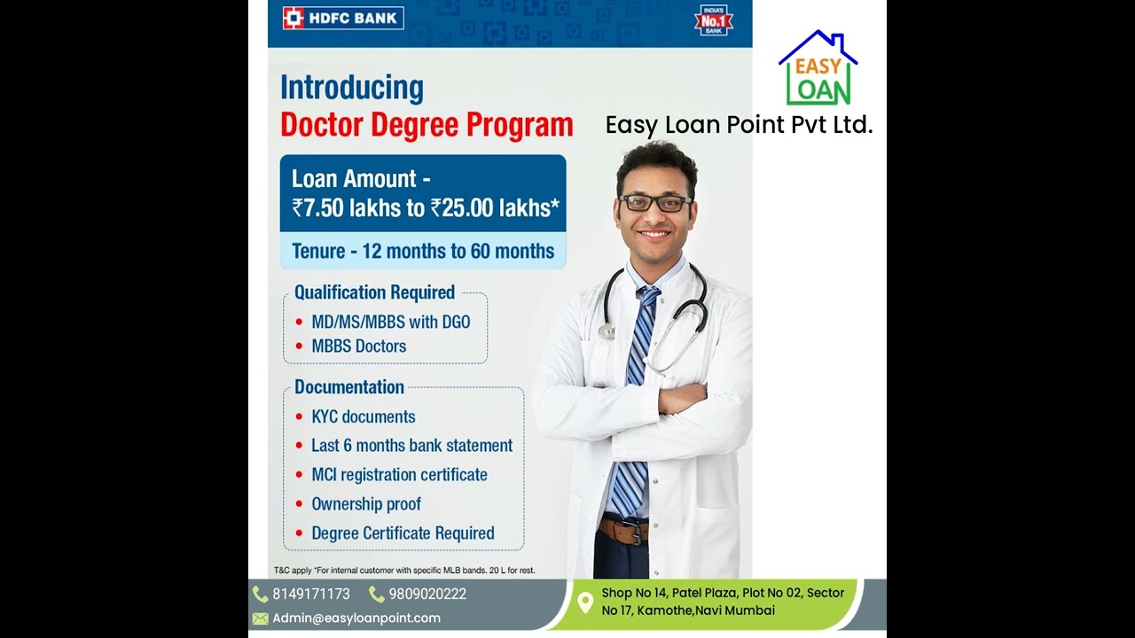Professional Loan for Doctors