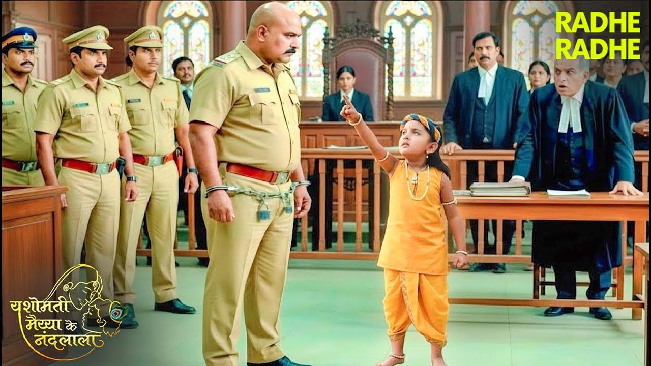 श्री कृष्णा लीला | भरी अदालत में पुलिस वाले पर कान्हा को क्यों आया गुस्सा | YMKN | Radhe Radhe #god