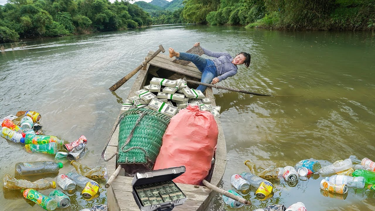 100 Days: Lucky Single Mother Finds Precious Treasure - The Daily Life of a Scrap Collector