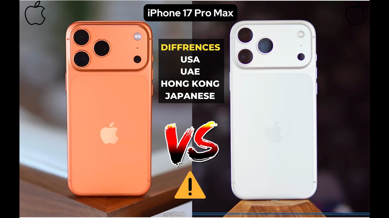 iPhone 17 Pro Max — разница между версиями для США, ОАЭ и Китая? eSIM и физическая SIM
