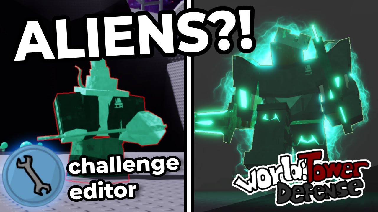 I Created My OWN MODE Using The CHALLENGE EDITOR! | World: Tower Defense