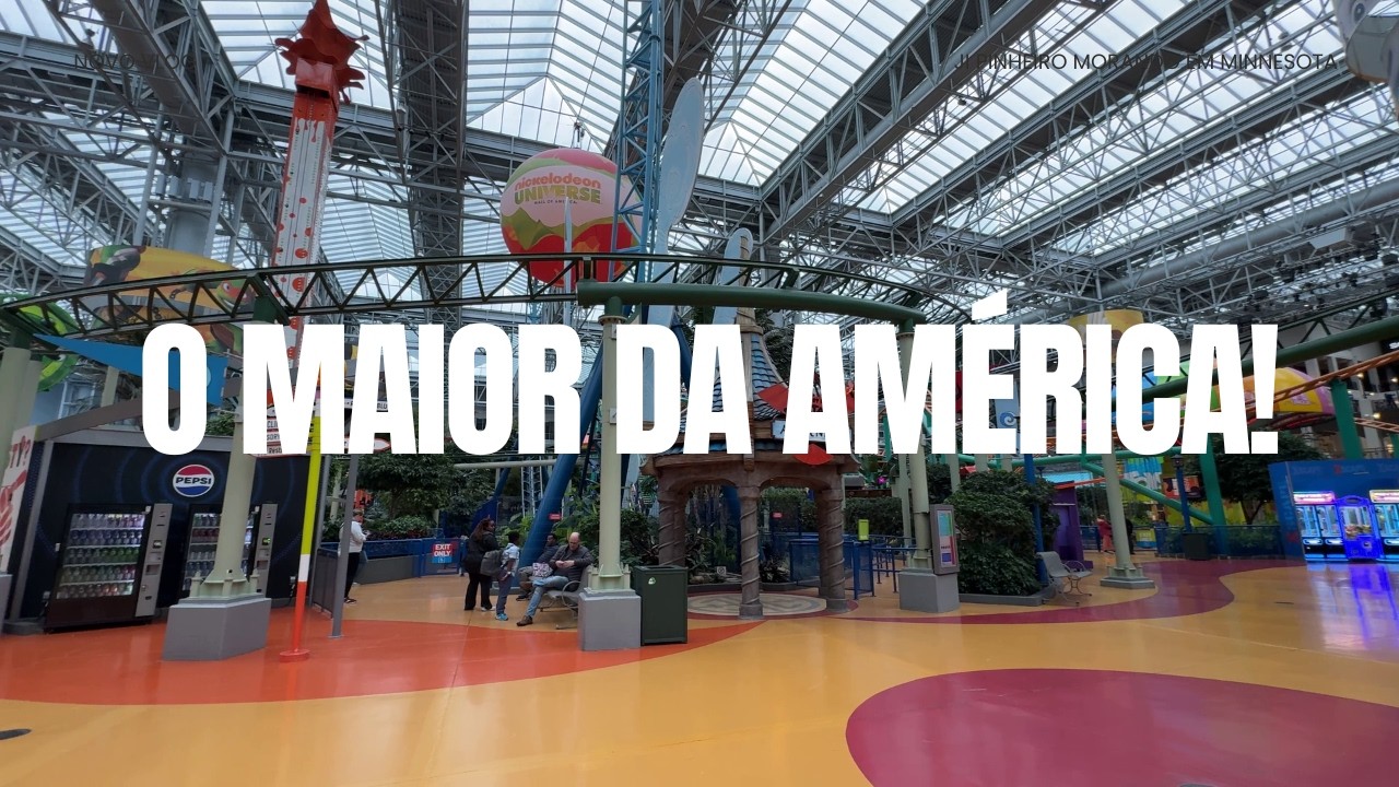 Tour no MAIOR Shopping da América! (Mall of America em Minnesota)