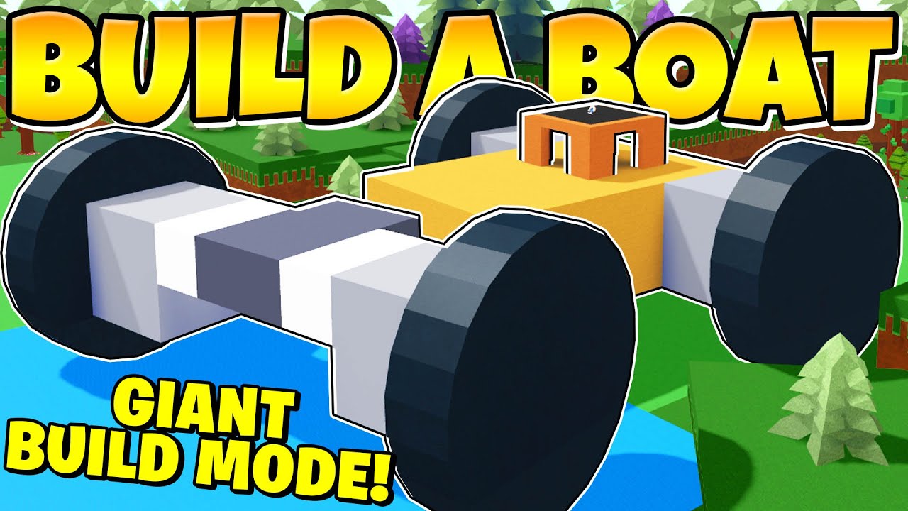 I ENTERED GIANT BUILDING MODE AND ITS INSANE! Build a Boat
