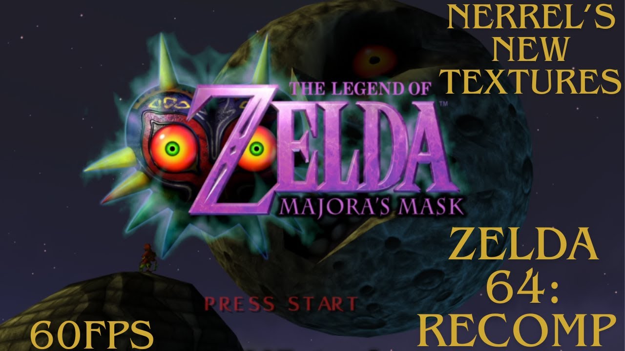 Majora's Mask: Intros with Fresh HD Textures and 60 FPS. (Recomp 1.2) 