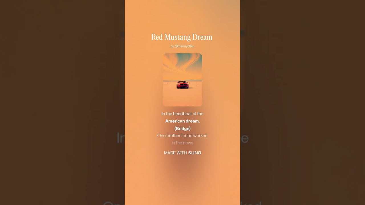 Red Mustang Dream (country) by JT Lancaster