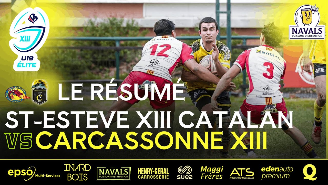 U19 - J11 - saint-Esteve XIII Catalan vs Carcassonne XIII