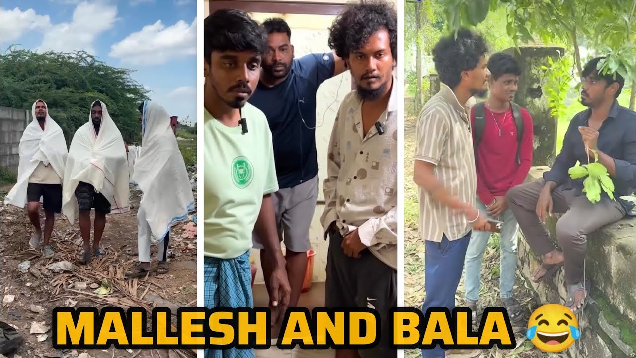 Idhu Comedy illa Reality 🤣 Mallesh kanna And Bala Reaction