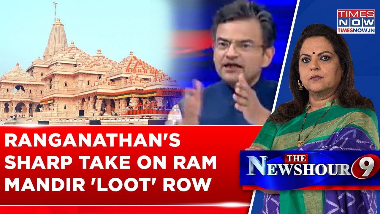 Anand Ranganathan Brilliantly Dissects Ayodhya Ram Mandir 'Loot' Row | Watch Unmissable Debate