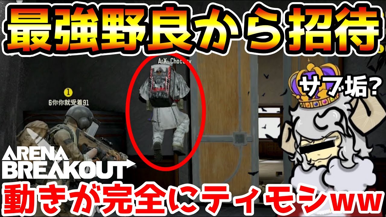 【アリーナブレイクアウト】前回出会った最強野良から招待来てチーム組んだら動きが完全にティモシだったwwww【Arena Breakout】