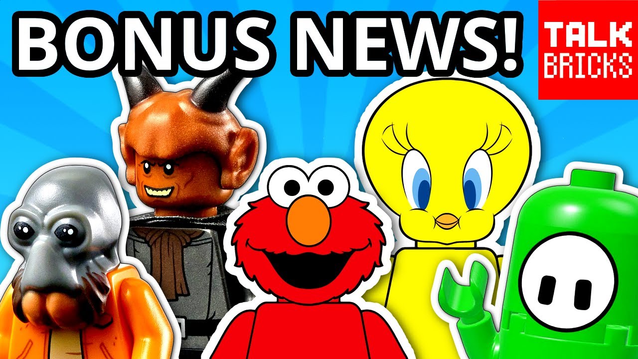 BONUS LEGO NEWS! Cantina Revealed! Fall Guys?! Sesame Street Minifigures! 35 LEGO Ideas Projects?!