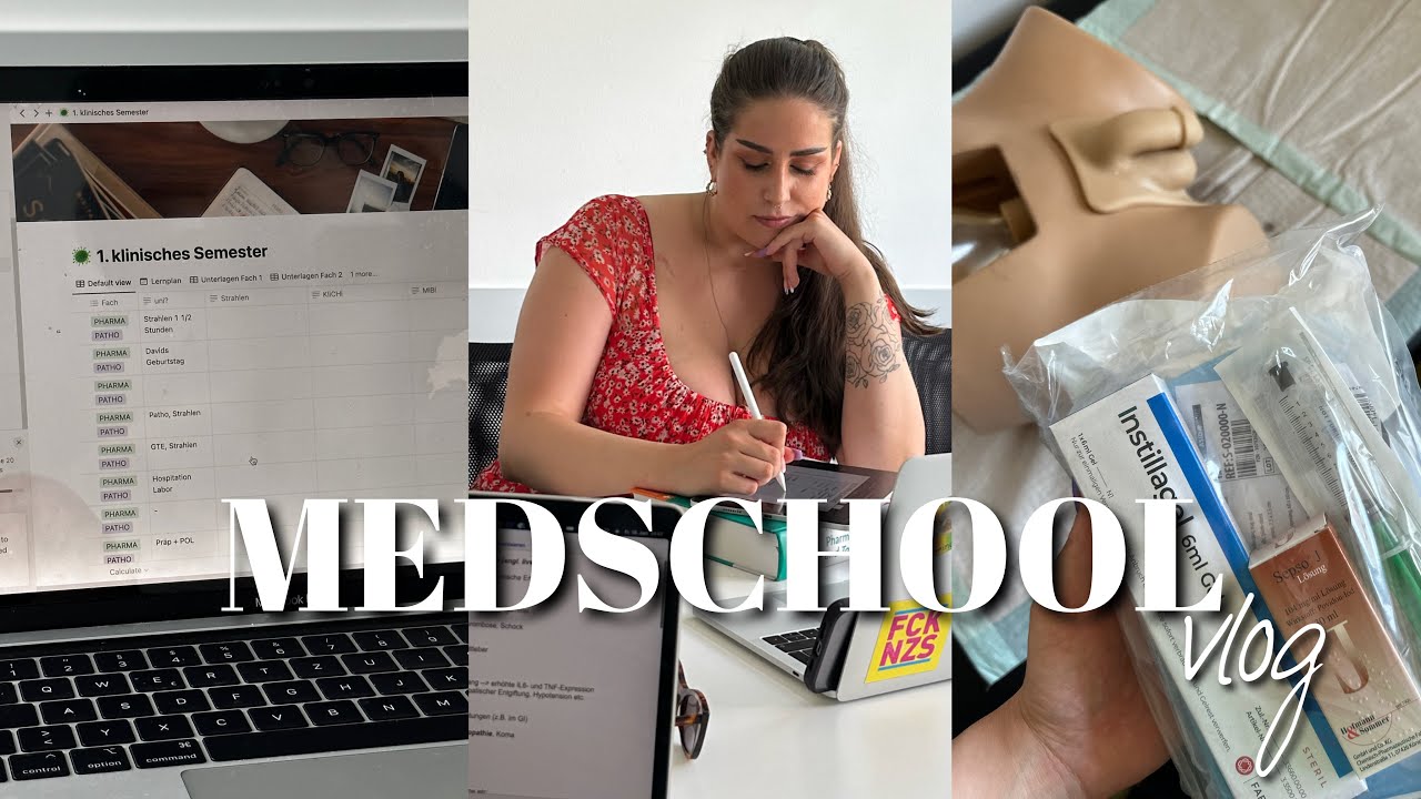 1. KLAUSURENPHASE in der Klinik | Stress, Uni-Alltag & Therapy 🫀 *medschool edition*