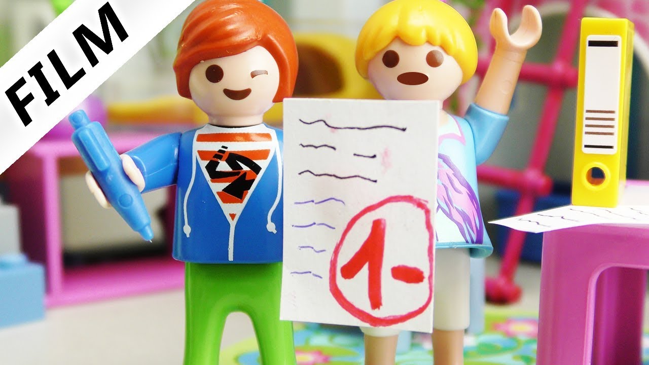 Playmobil Film Deutsch - JULIAN SCHREIBT 1- IN MATHE! IST ER EIN HOCHBEGABTES KIND? Familie Vogel
