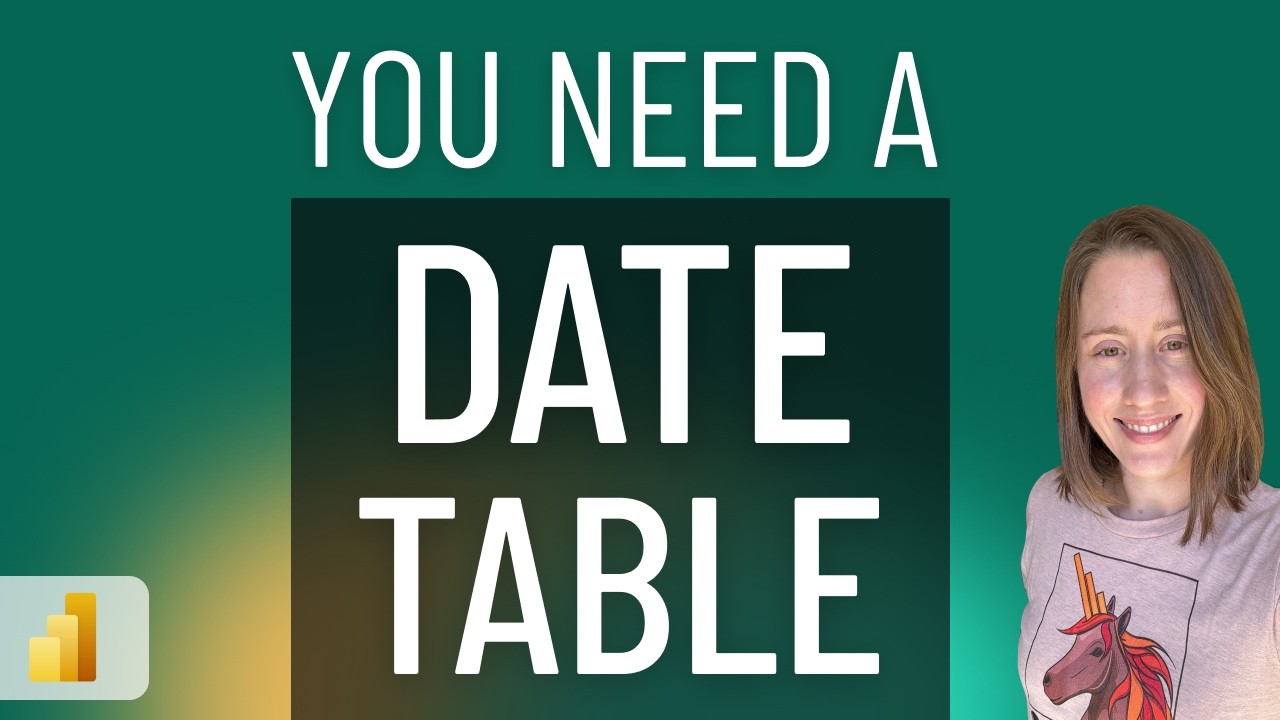 The BEST (free) Date Table Template - and how to use it!