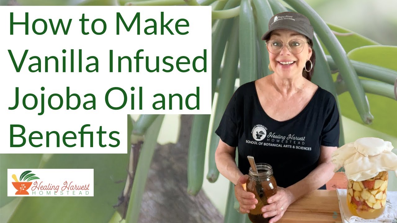 How to Make Vanilla Infused Jojoba Oil and Benefits