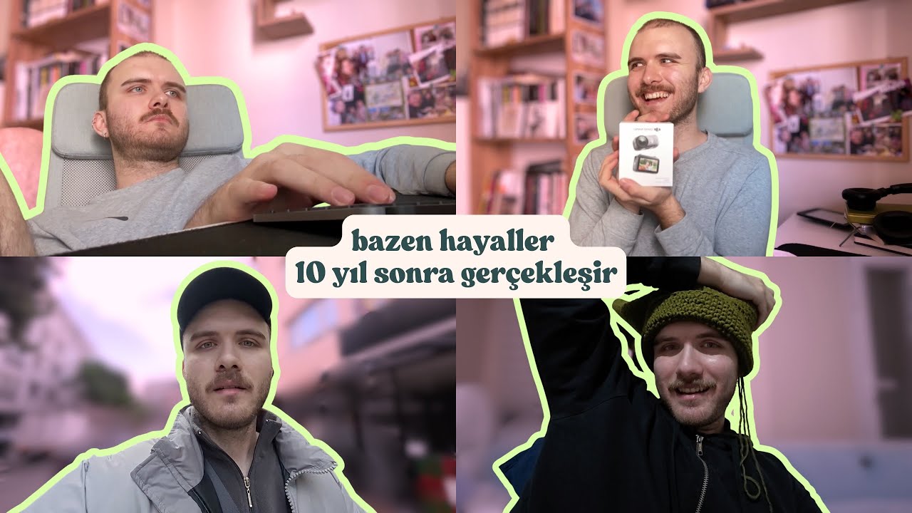 evde birkaç gün, 10 yıl sonra ilk kameramı aldım 🥹