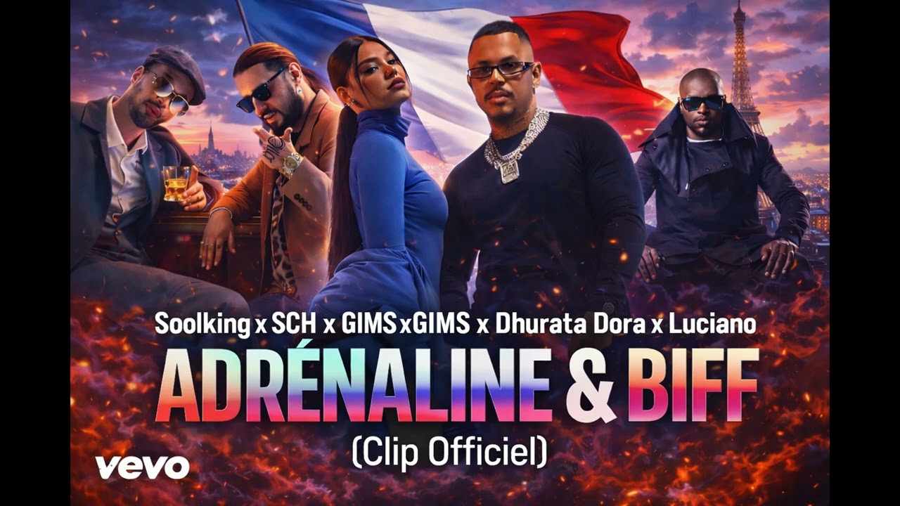 Soolking x SCH x GIMS x Dhurata Dora x Luciano – Adrénaline & Biff (Official Music)