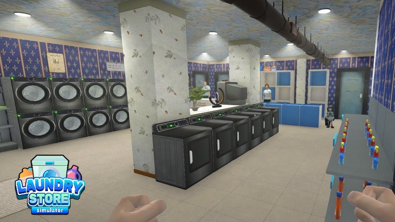 Upgrading Washers & Suits To Top Tier ~ Laundry Store Simulator