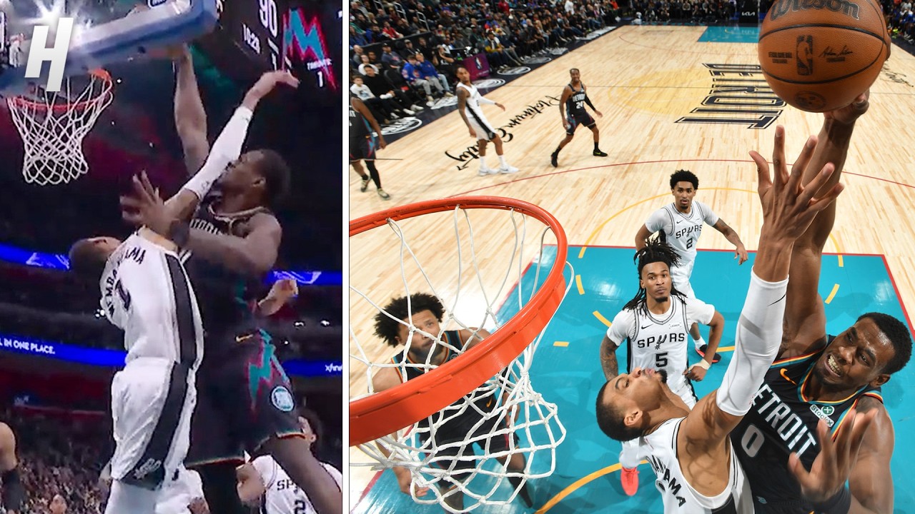 Jalen Duren POSTERIZES Wemby 😳