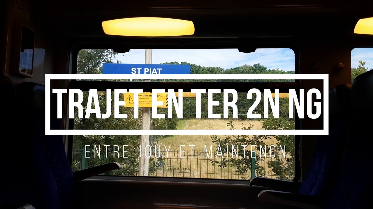 Trajet en TER2N NG entre Jouy et Maintenon