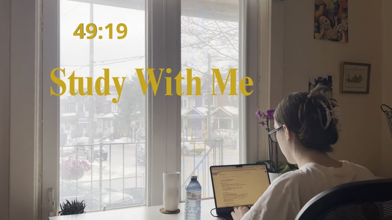 2 HOUR STUDY WITH ME | 50/10 pomodoro