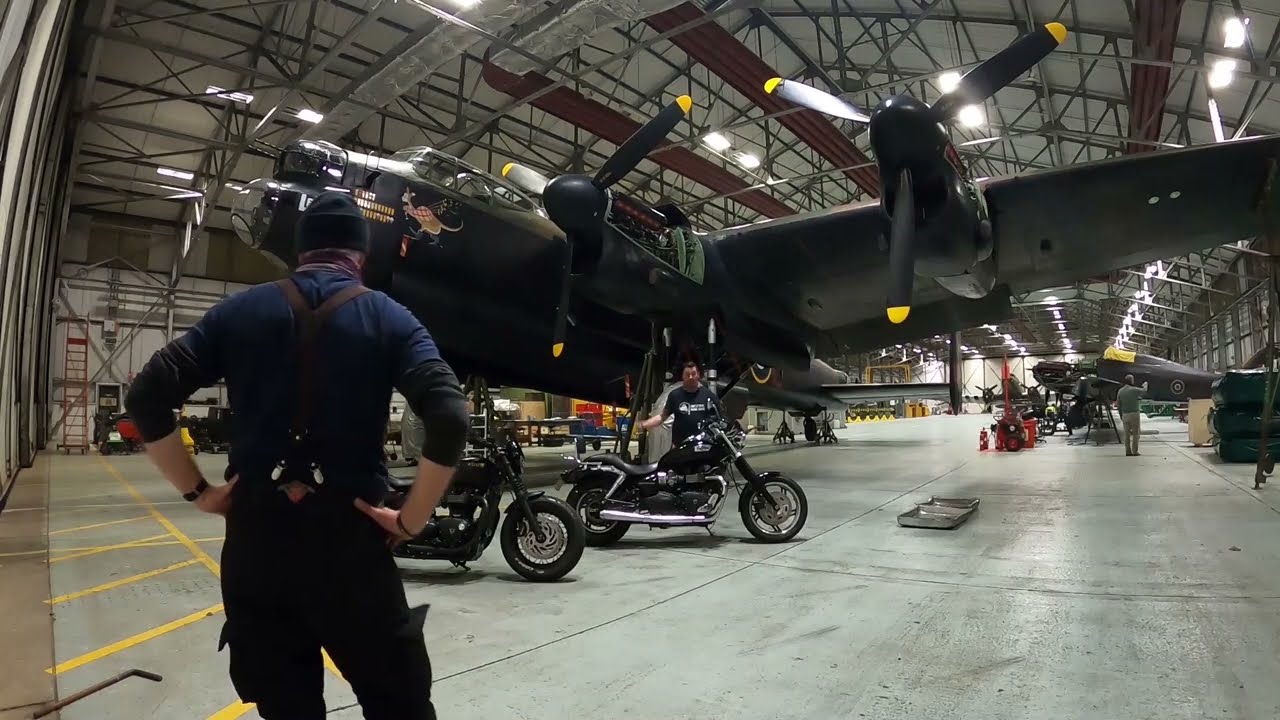 InSpireRide Photoshoot at the BBMF