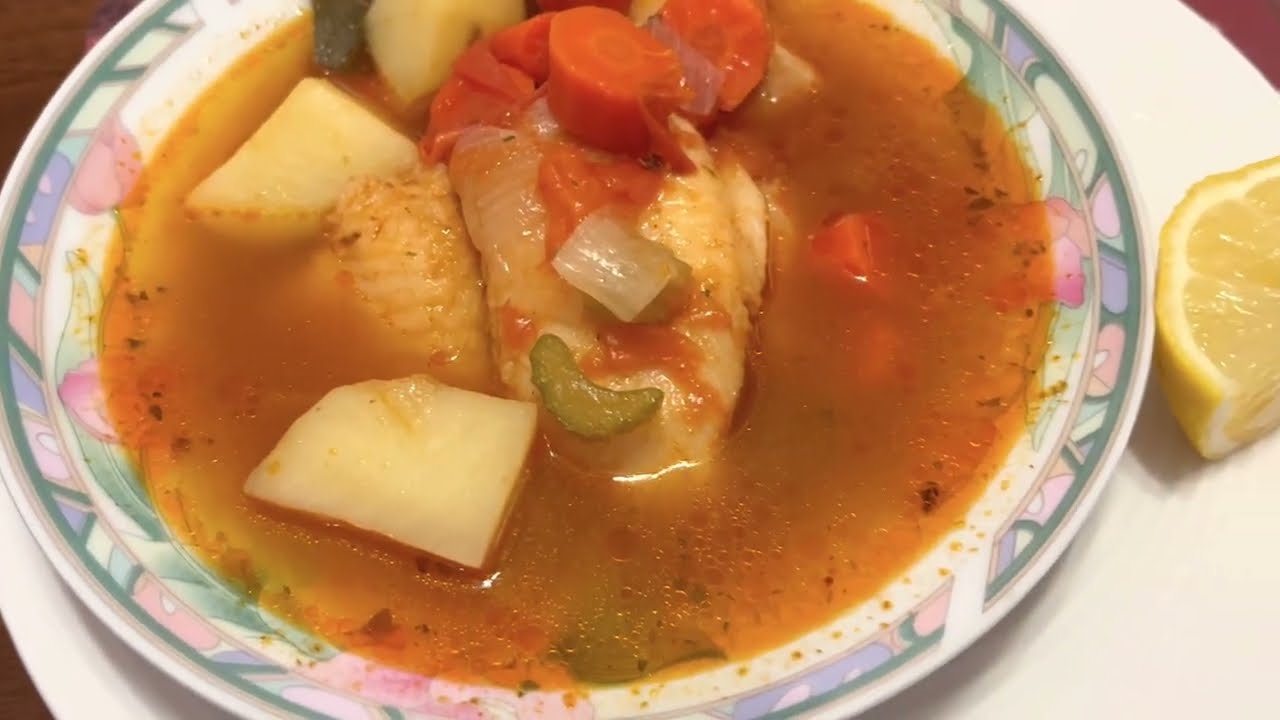 Receta de Caldo de filete de pescado basa