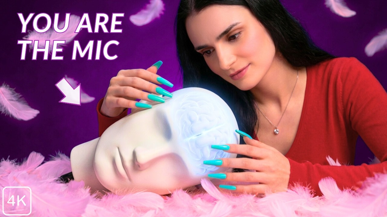 ASMR BUT You Are the Mic 😱 PURE Mic Scratching + Tapping on BINAURAL Head Mic for Sleep 😴 No Talking