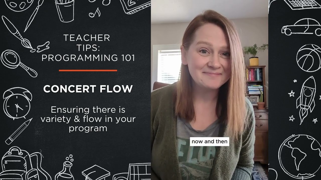 Sheet Music Direct Teacher Tips - Programming 101: Concert Flow