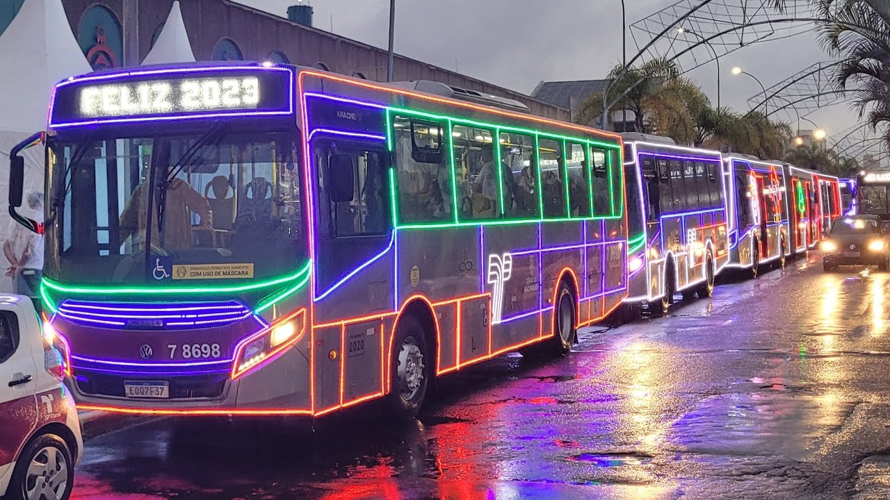 MUITA RESENHA🤣! FUI no COMBOIO de ÔNIBUS NATALINO de SÃO PAULO! SHOPPING INTERLAGOS