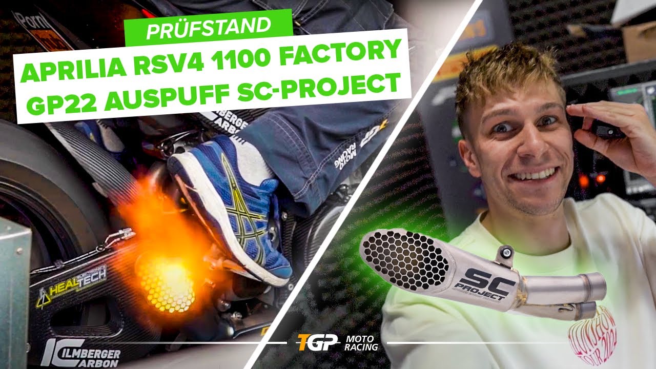 Ohrenbetäubend! Aprilia RSV4 1100 Factory mit SC-Project GP22 - Sound & Leistung im Test! | TGP