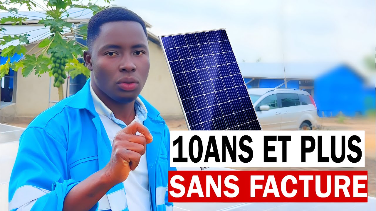 10 ANS ET PLUS SANS FACTURE: SYSTÈME SOLAIRE DURABLE ET EFFICACE ! 