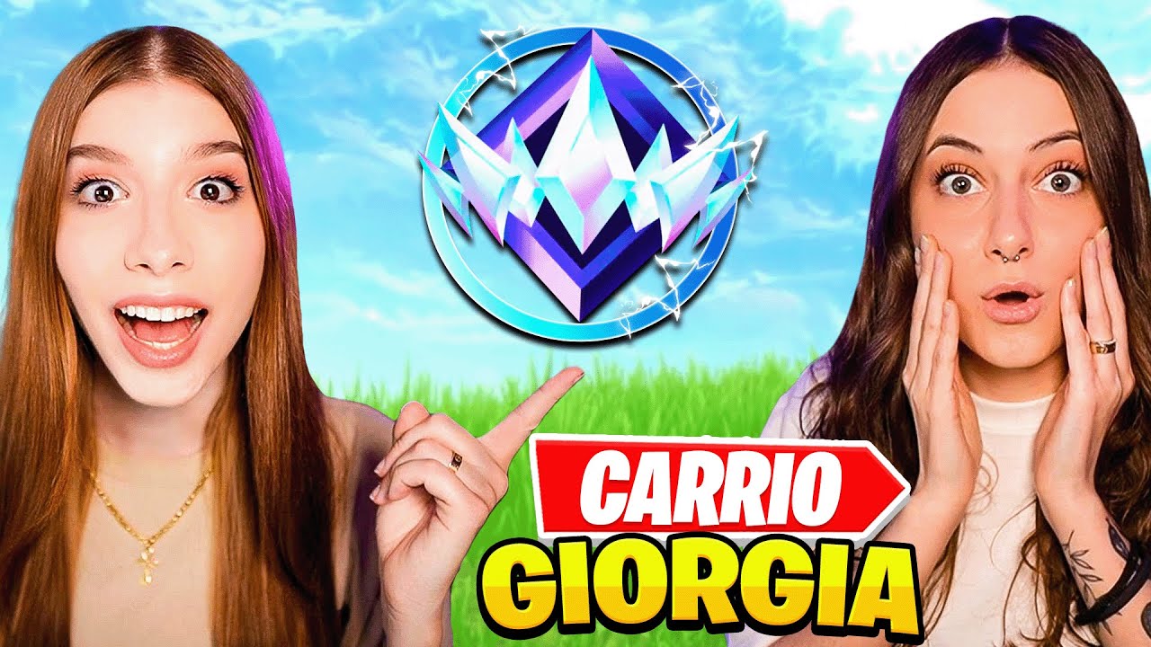 Ho CARRIATO in RANKED UNREAL @QueenGiorgia nella NUOVA STAGIONE! FORTNITE ITA