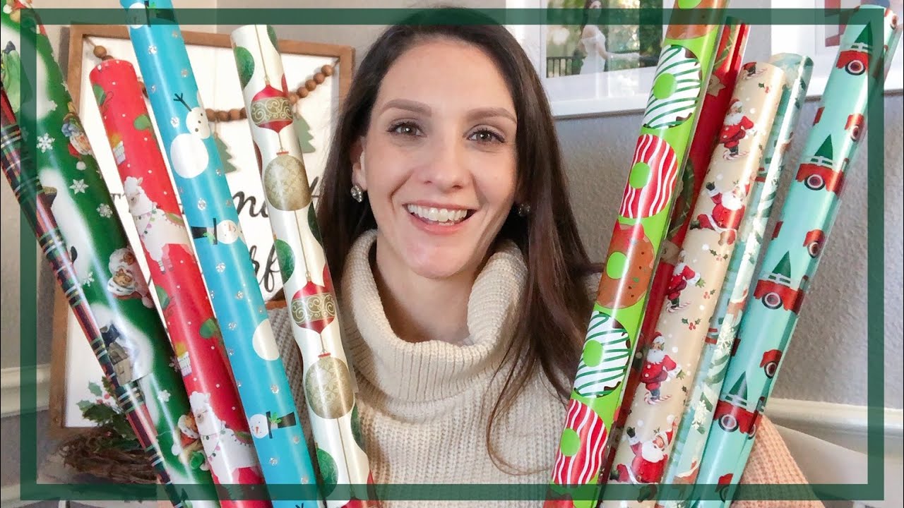 DOLLAR TREE HAUL | $1.00 CHRISTMAS WRAPPING PAPER | 2019