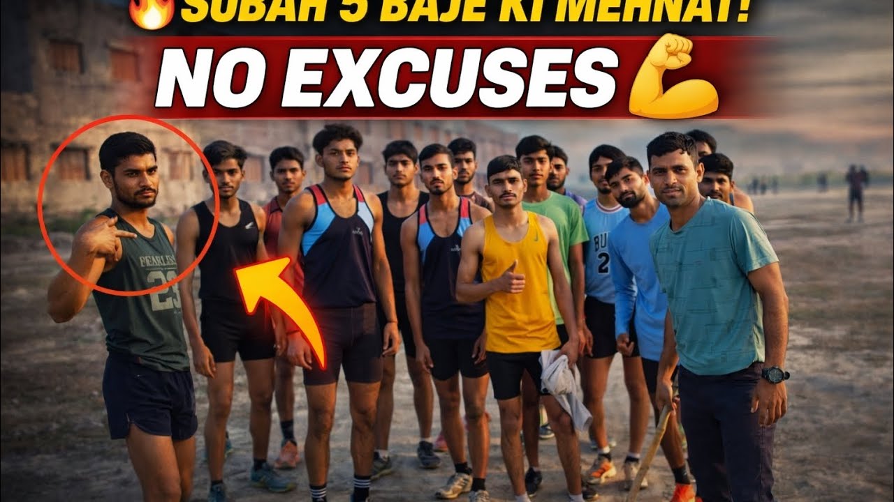 💪 Subah 5 Baje Ki Mehnat – No Excuses! 