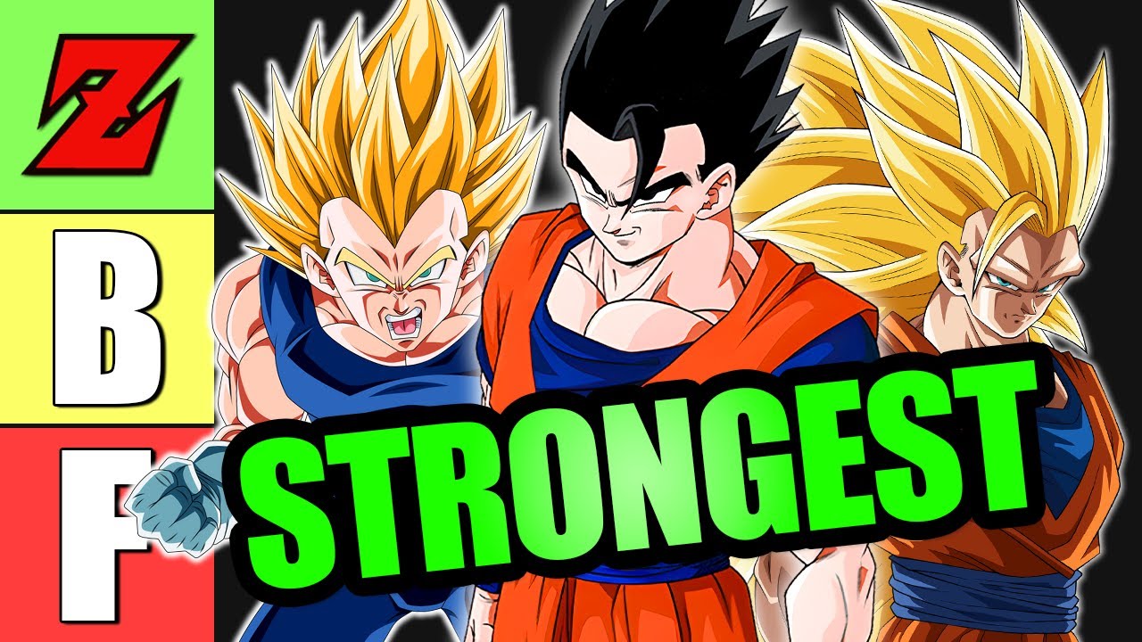 RANKING The STRONGEST Characters in Dragon Ball Z | Tier List