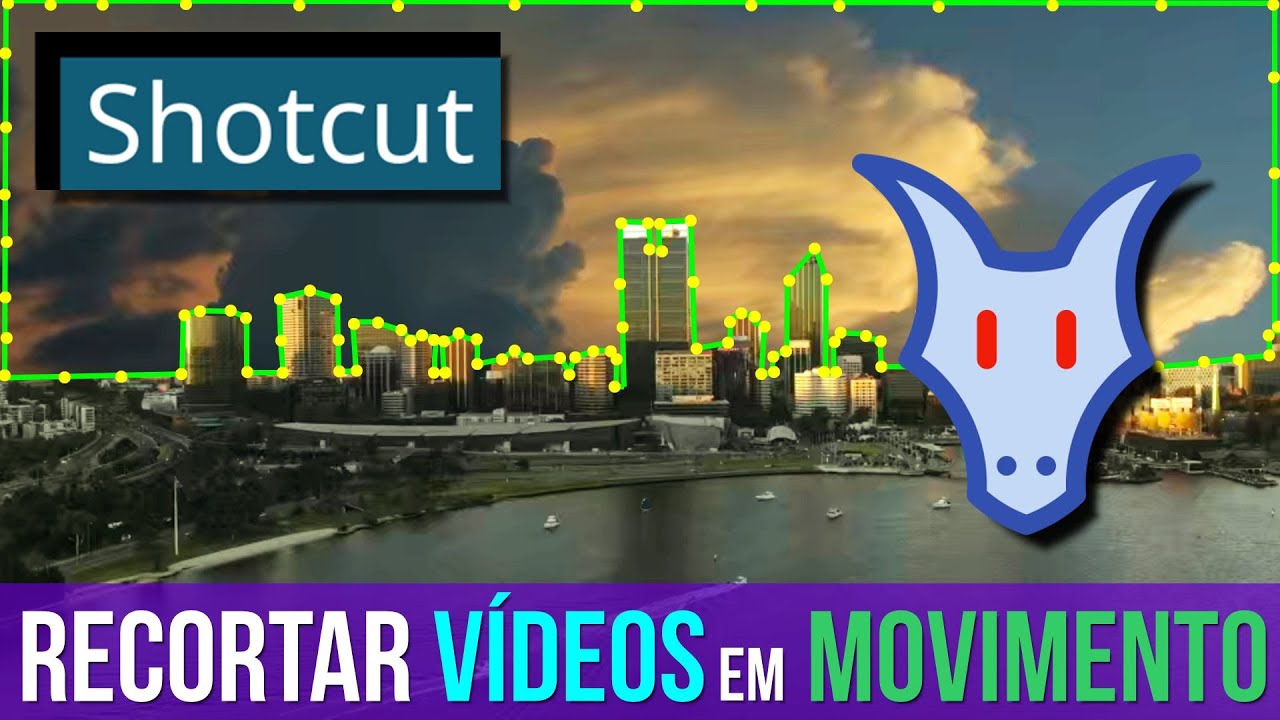 Como RECORTAR VÍDEO com MOTION TRACK no GLAXNIMATE do SHOTCUT | Maisvideomundo #142