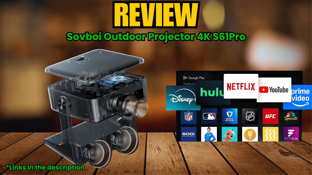 Sovboi S61Pro Review | 1200 ANSI, Google TV, Netflix & More! Best Outdoor 4K Projector of 2025?