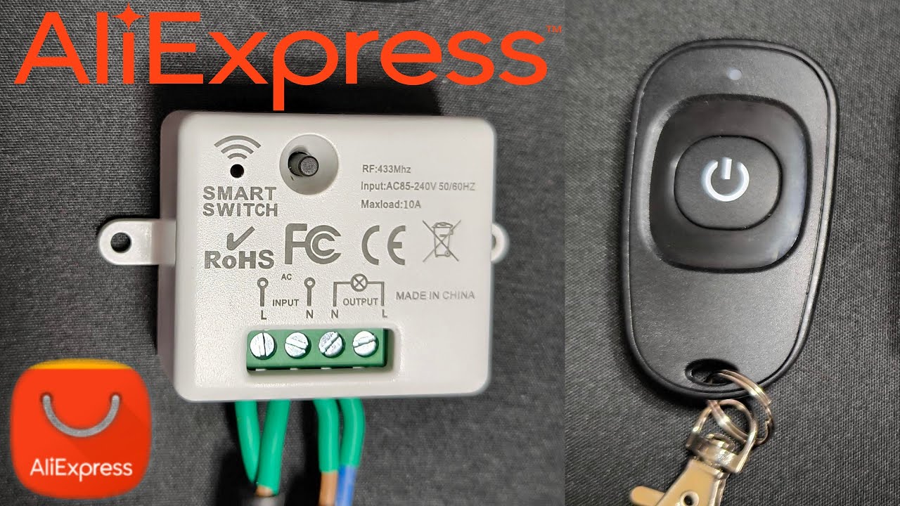 🛠️ Interruptor de Control Remoto Inal&aacute;mbrico 433MHz de AliExpress &ndash; Prueba y Opini&oacute;n