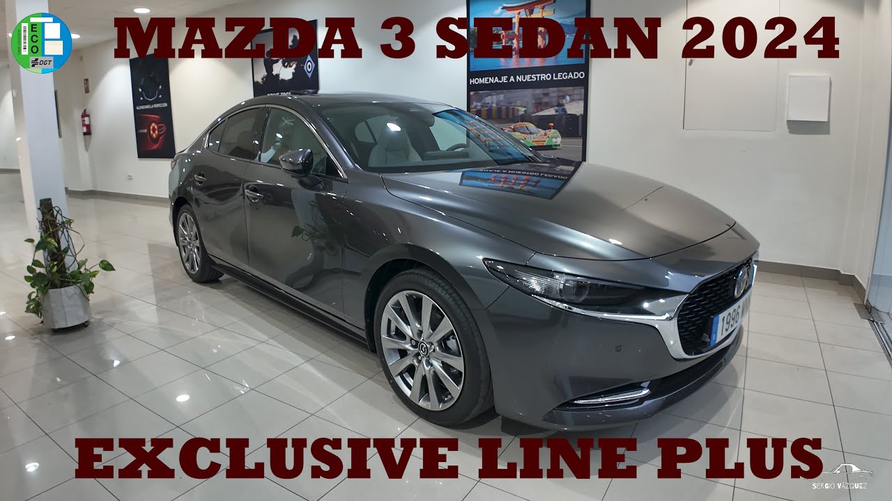 🚗Mazda 3 2024 Sedán 🚗  Exclusive Line Plus | Techo solar