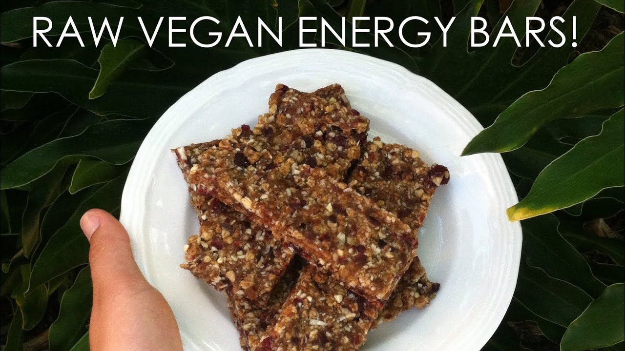 Raw Vegan Energy Bars