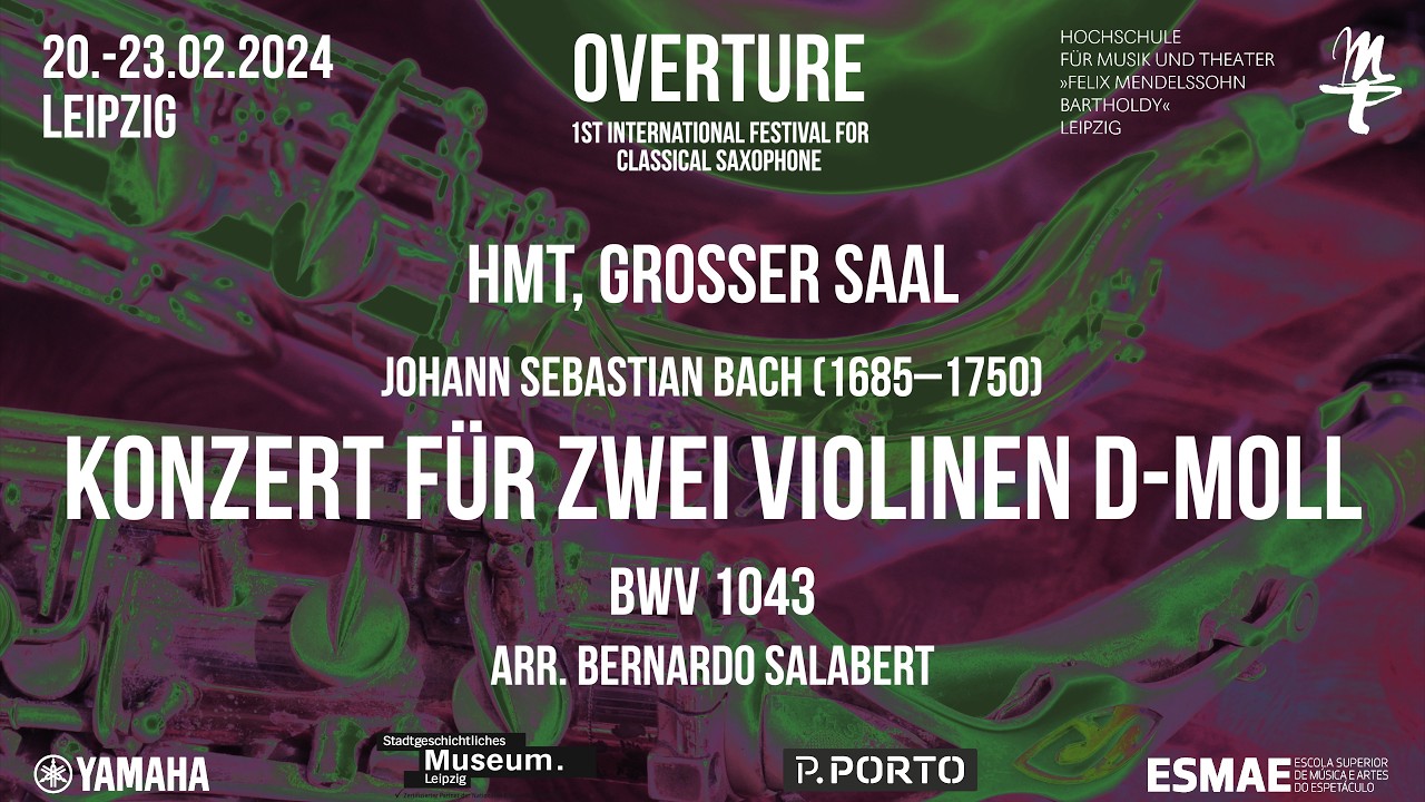 J.S. Bach - Konzert für zwei Violinen d-Moll BWV 1043 - Vento do Norte - Overture-Leipzig 2024